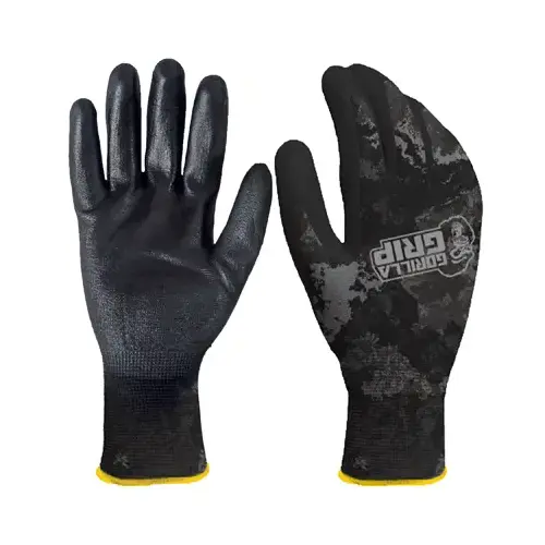 Dipped Gloves One Size Fits All Nylon Tac Black Black Dipped Gloves One Size Fits All Nylon Tac Black Black