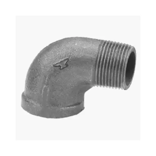 90 Degree Street Elbow 1/4" FPT X 1/4" D FPT Black Malleable Iron Black 90 Degree Street Elbow 1/4" FPT X 1/4" D FPT Black Malleable Iron Black