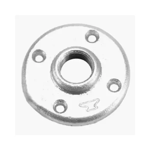 Floor Flange 3/4" FPT Galvanized Malleable Iron Galvanized