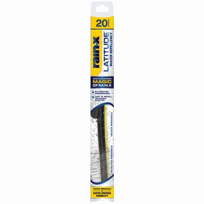 Rain-X Latitude Winter Wiper Blade 20 in Curved Blade Rubber Black 5079277-2