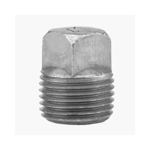 3/4 In. Malleable Black Iron Square Head Pipe Plug
