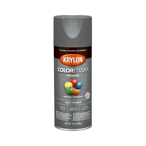 ColorMaxx Gray 12 Oz. All-Purpose Spray Paint Primer ColorMaxx Gray 12 Oz. All-Purpose Spray Paint Primer
