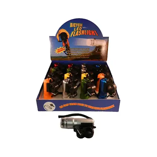 LED Flashlight Bicycle Plastic Assorted LED Flashlight Bicycle Plastic Assorted