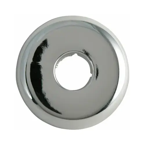 Floor and Ceiling Plate Flange, 1/2 in Dia, Chrome