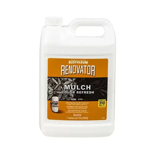 Color Stain Renovator Semi-Transparent Black Water-Based Acrylic 1 gal Black Color Stain Renovator Semi-Transparent Black Water-Based Acrylic 1 gal Black