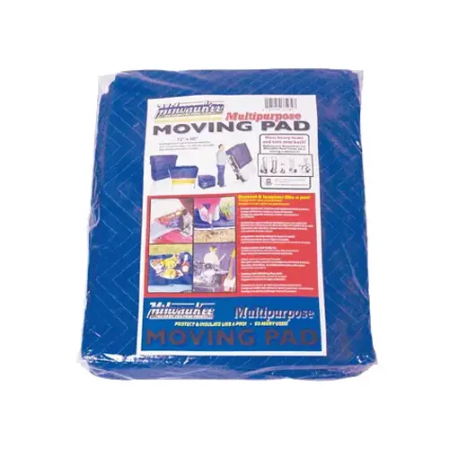 Milwaukee 72 In. W. x 80 In. L. Multipurpose Moving Blanket Blue