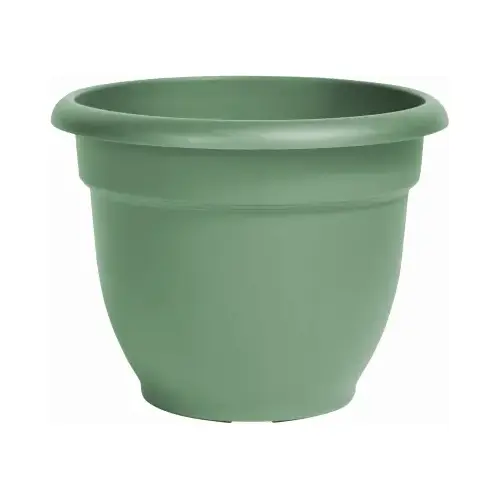 Self-Watering Planter, 6 in Dia, 6-1/2 in W, Round, Plastic, Living Green Self-Watering Planter, 6 in Dia, 6-1/2 in W, Round, Plastic, Living Green