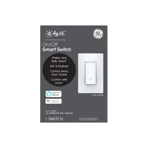 Paddle Switch Single Pole or 3-way Smart White White Paddle Switch Single Pole or 3-way Smart White White