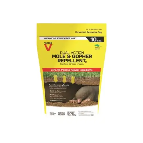 Mole and Gopher Repellent, Repels: Armadillos, Burrowing Animals, Voles