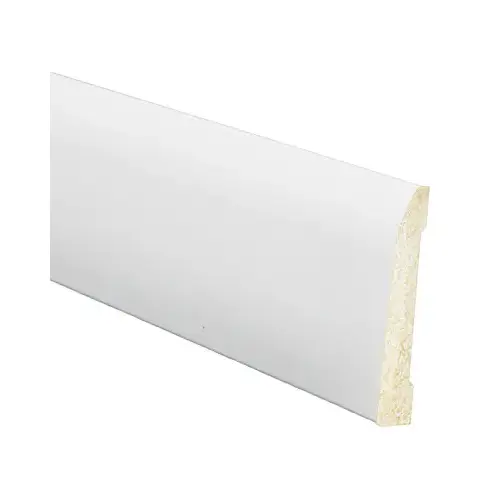 Trim 5/16" H X 8 ft. L Prefinished White Polystyrene Prefinished