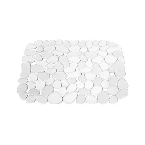 Sink Mat 12.3" L X 10.8" W Clear Plastic Clear Sink Mat 12.3" L X 10.8" W Clear Plastic Clear