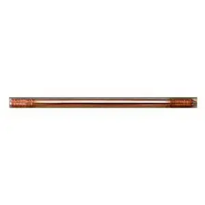 nVent ERICO 611380UPC Grounding Rod, 1/2 in Dia Nominal, 8 ft L, Steel