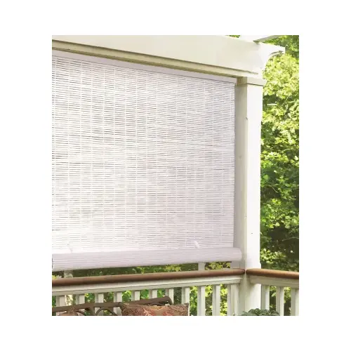 Rollup Shade Vinyl 36" W X 72" H White Cordless White