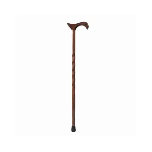Walking Stick Cane Derby Handle Oak Red Walking Stick Cane Derby Handle Oak Red