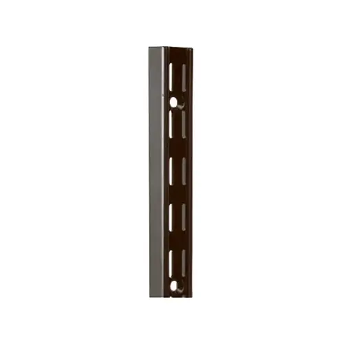 Shelf Standard, 450 lb, 14 ga Thick Material, 1-1/16 in W, 48 in H, Steel Black Shelf Standard, 450 lb, 14 ga Thick Material, 1-1/16 in W, 48 in H, Steel Black