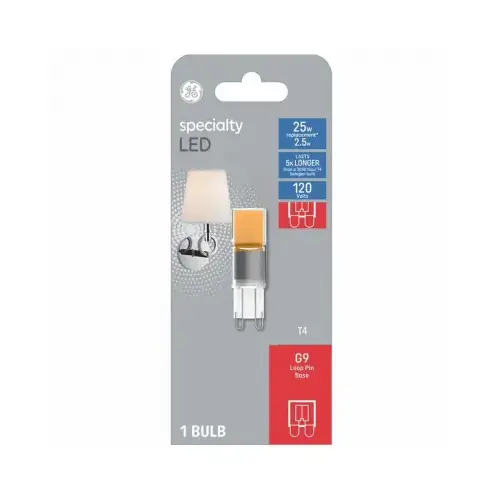 LED Bulb T4 G9 Warm White 25 Watt Equivalence Clear LED Bulb T4 G9 Warm White 25 Watt Equivalence Clear