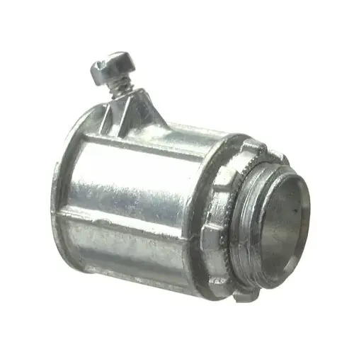 1/2 In. Flexible Metal Conduit Set Screw Connector