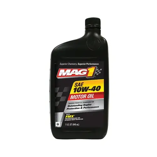 Motor Oil 10W-40 Gasoline Conventional 1 qt Amber Motor Oil 10W-40 Gasoline Conventional 1 qt Amber