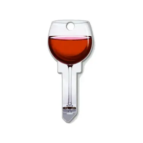 Key Shapes Series Key Blank, Brass, Enamel, For: Schlage Locks