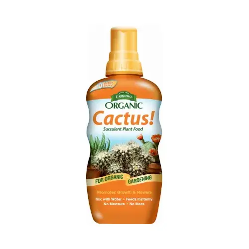 Organic 8 Oz. 1-2-2 Concentrate Cactus Liquid Plant Food Organic 8 Oz. 1-2-2 Concentrate Cactus Liquid Plant Food