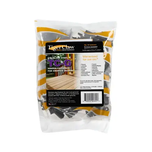 Deck Fastening System   pack of 90 Black Oxide