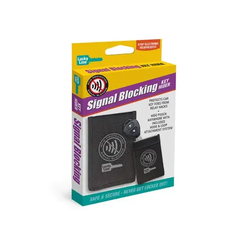 Signal Blocking Key Hider/Storage Pouch Black Signal Blocking Key Hider/Storage Pouch Black