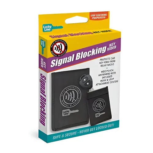 Signal Blocking Key Hider/Storage Pouch Black Signal Blocking Key Hider/Storage Pouch Black
