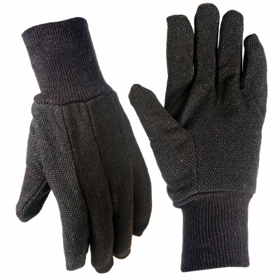 True Grip 9117-26 Dotted Gloves Men's/Women's Outdoor Brown L Brown
