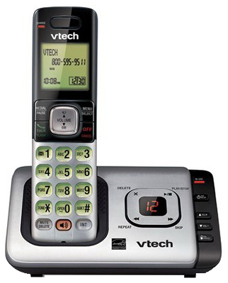 Vtech CS6729 Telephone 1 Digital Cordless Gray Gray