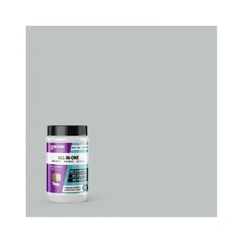 All-In-One Paint Flat Soft Gray Water-Based Exterior and Interior 32 g/L 1 qt Soft Gray All-In-One Paint Flat Soft Gray Water-Based Exterior and Interior 32 g/L 1 qt Soft Gray