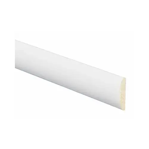 Molding 3/16" H X 8 ft. L Prefinished White Polystyrene Prefinished
