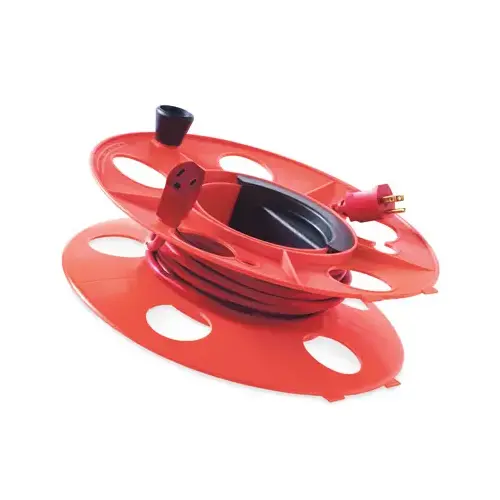 150 Ft. of 16/3 Cord Capacity Plastic Cord Reel Orange