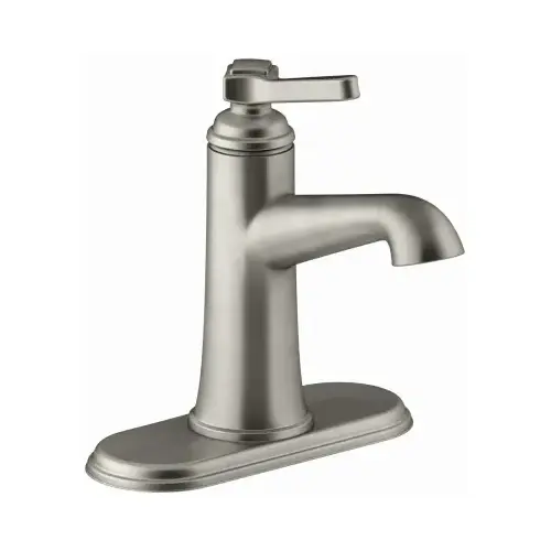 Single-Handle Bathroom Sink Faucet Georgeson Brushed Nickel 4" Brushed Nickel