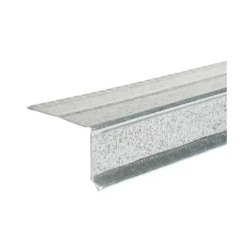 Drip Edge Flashing 1.5" W X 10 ft. L Galvanized Steel Silver Silver Gray Drip Edge Flashing 1.5" W X 10 ft. L Galvanized Steel Silver Silver Gray