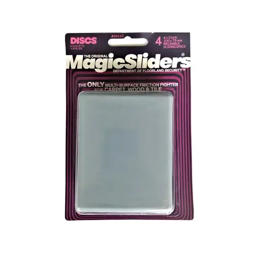 Sliding Discs Gray Plastic Gray - pack of 12 Sliding Discs Gray Plastic Gray - pack of 12