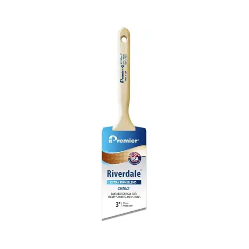 Riverdale Paint Brush, 3 in W, 3-3/16 in L Bristle, Chinex Bristle Riverdale Paint Brush, 3 in W, 3-3/16 in L Bristle, Chinex Bristle