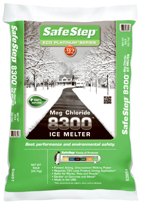 SAFESTEP 657547 8300 53851 Ice Melter, Granular Crystal, Crystal, 50 lb Bag