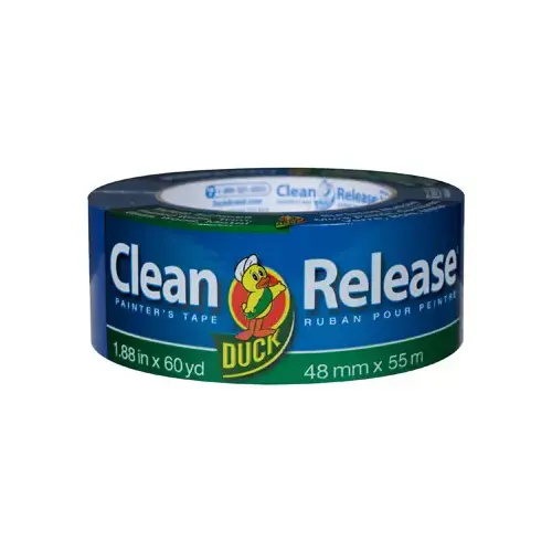 Clean Release Painter's Tape, 60 yd L, 1.88 in W, Blue Clean Release Painter's Tape, 60 yd L, 1.88 in W, Blue