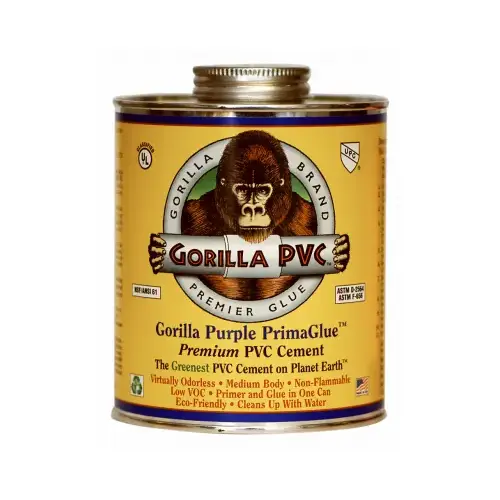 Primer and Cement PrimaGlue Purple 16 oz Purple Primer and Cement PrimaGlue Purple 16 oz Purple