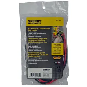 Sperry RTL-600 Lead Wire Replacement 1000 V Black/Red