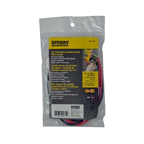 Lead Wire Replacement 1000 V Black/Red