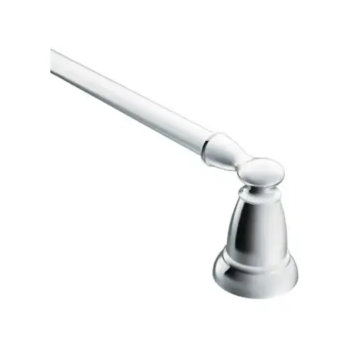 Banbury Series Towel Bar, 24 in L Rod, Aluminum/Zamac, Chrome, Surface Mounting Banbury Series Towel Bar, 24 in L Rod, Aluminum/Zamac, Chrome, Surface Mounting