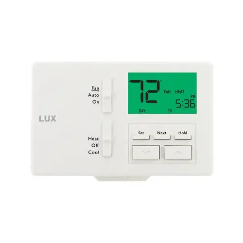 Thermostat Heating and Cooling Touch Screen White Thermostat Heating and Cooling Touch Screen White