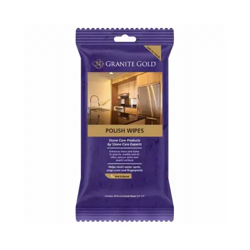 Granite Polish No Scent 18 ct Wipes - pack of 12 Granite Polish No Scent 18 ct Wipes - pack of 12
