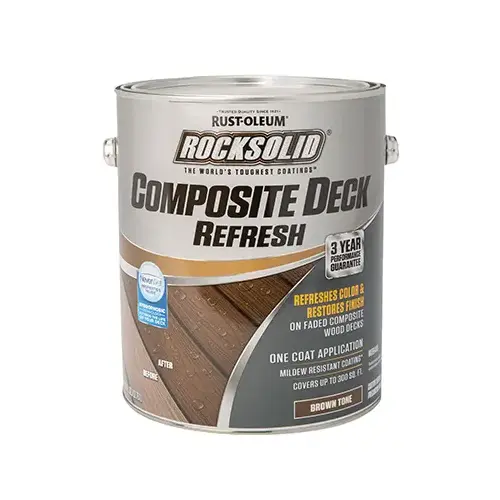 Composite Deck Refresh, Brown, Liquid, 1 gal, Can Composite Deck Refresh, Brown, Liquid, 1 gal, Can