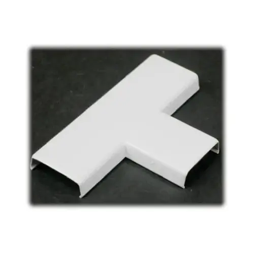 CordMate White 1-5/16 In. W x 7/16 In. H. 90 Deg T-Fitting CordMate White 1-5/16 In. W x 7/16 In. H. 90 Deg T-Fitting