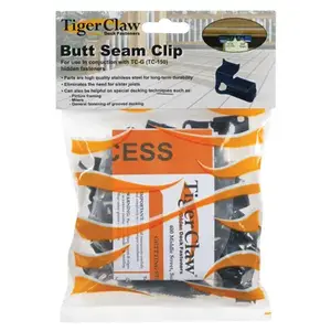 TigerClaw F-5969-TCBC Butt Seam Clips  Black Oxide