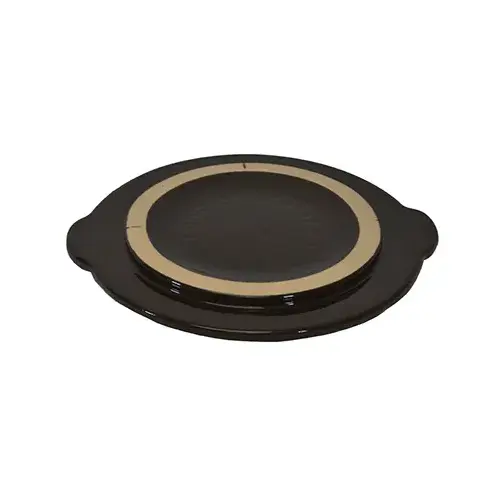 Crock Cover Wide Mouth 3 gal Brown