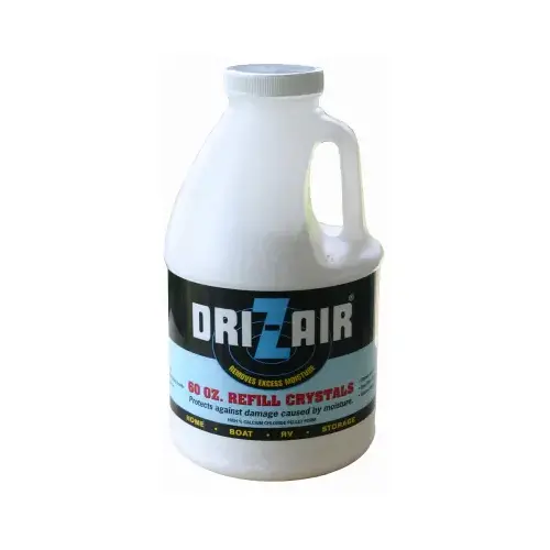 Dri-Z-Air Moisture Absorber Refill, 60 oz, Crystal