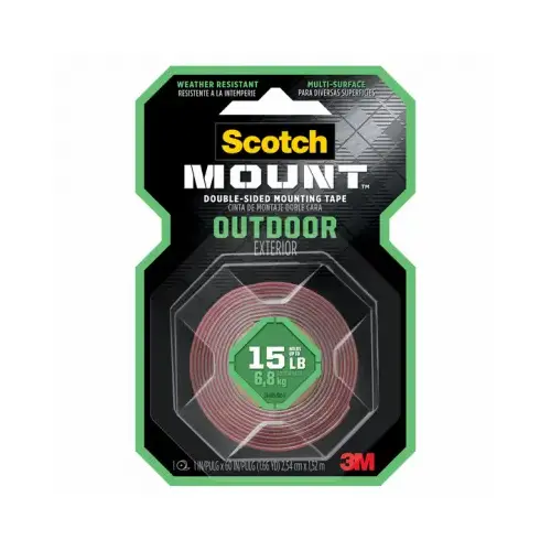 Mounting Tape Scotch-Mount Double Sided 1" W X 60" L Gray Gray Mounting Tape Scotch-Mount Double Sided 1" W X 60" L Gray Gray